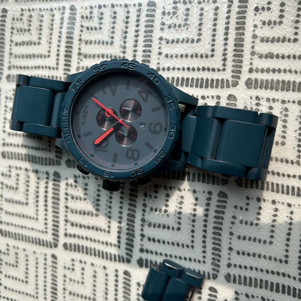 Nixon Blue Gunship Chronograph model 51-30
